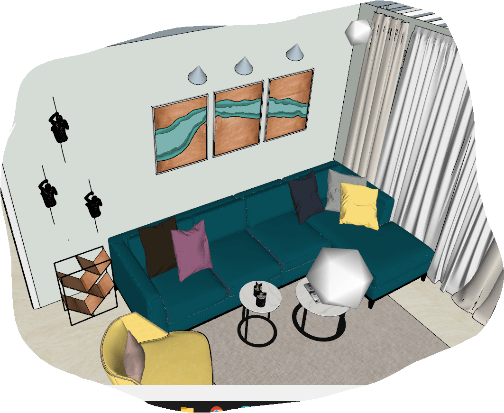 Adithya-olangana designs Living area concept